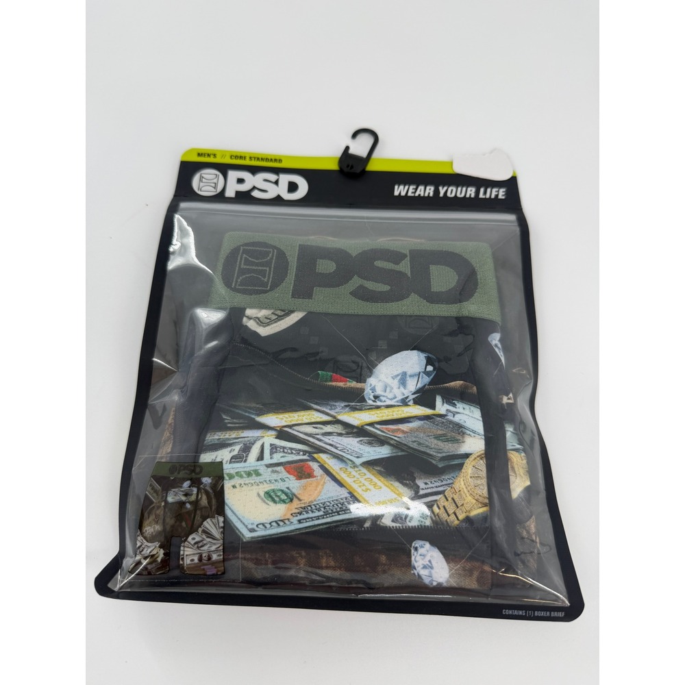 PSD Men's Catch A Bag Boxer Briefs Size Small S NIB Core Standard